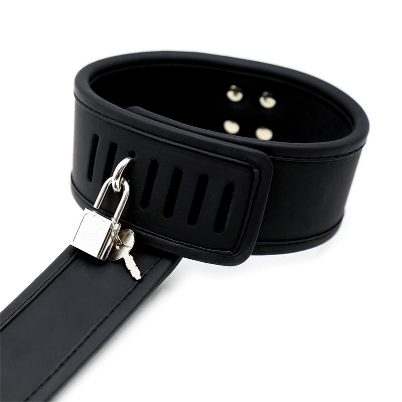 Collar with Handcuffs Set Vegan Leather