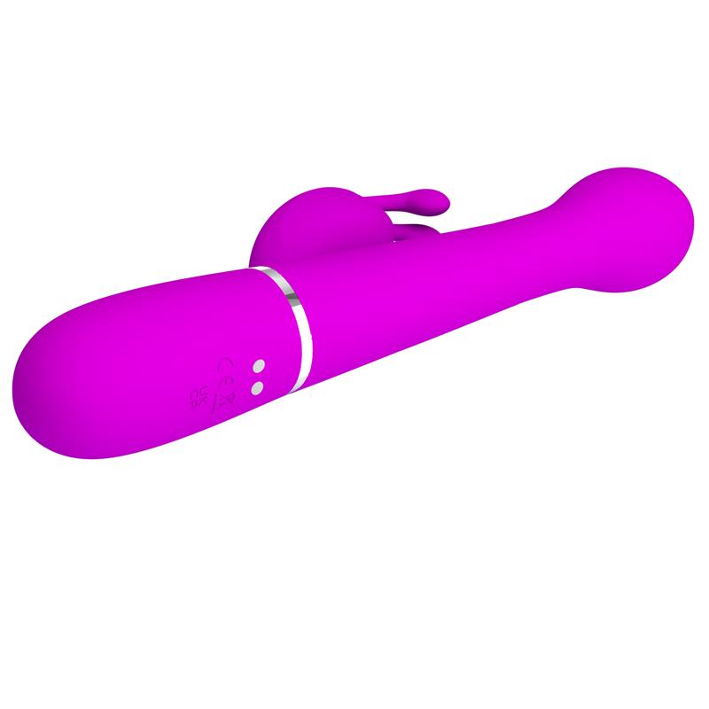 Vibe with Thrusting and Rotating Beads Dejon Pink