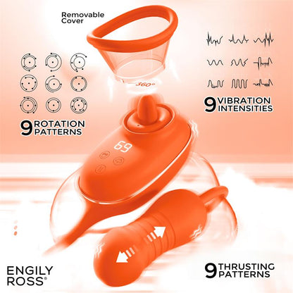 Lizer Pro Oscillating Tongue Stimulator Vacuum Pump and Thrusting Egg