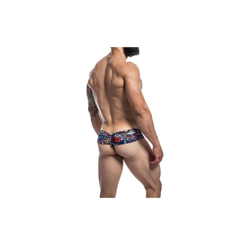 High Cut Cheeky Brief Tattoo Size XL