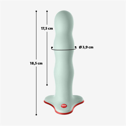 Bouncer Dildo with Internal Beads Sage Green