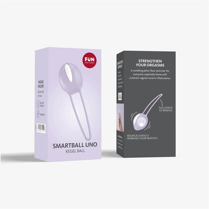 Smartball uno Kegel Ball White Pastel Lilac