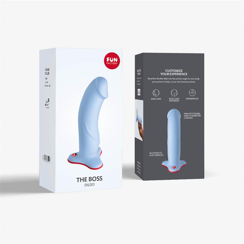 The Boss Stub Dildo Dove Blue